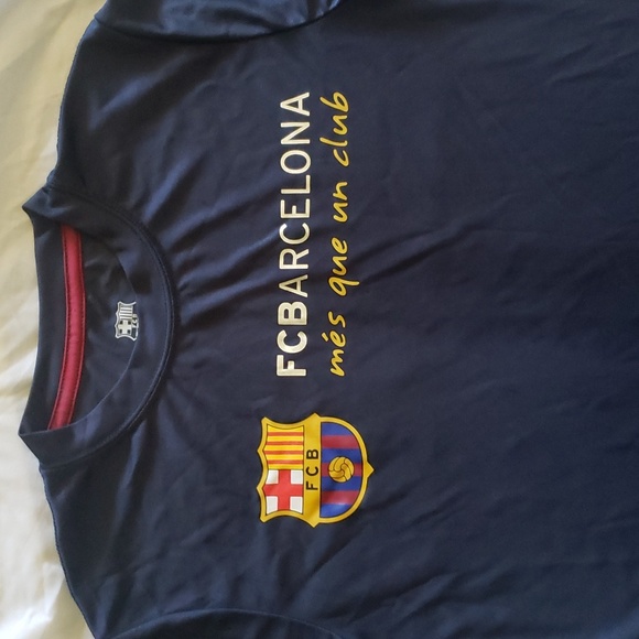FC Barcelona blue sport shirt size M - Picture 3 of 11